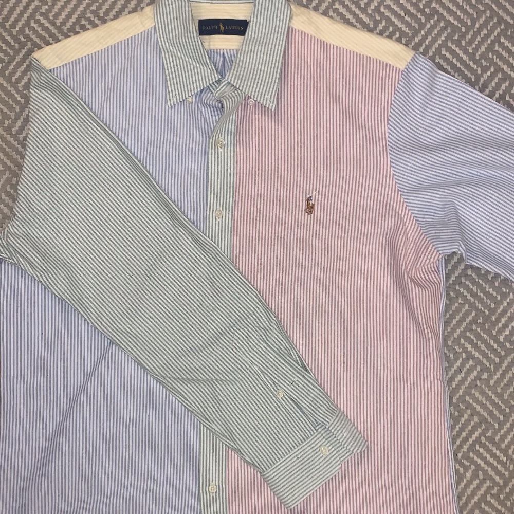Ralph Lauren Patchwork Dress Shirt